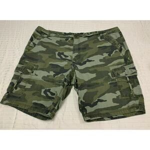 🫐🫐🫐 ECKO UNLTD MENS CAMO CARGO COTTON SHORTS SIZE 44 🫐🫐🫐